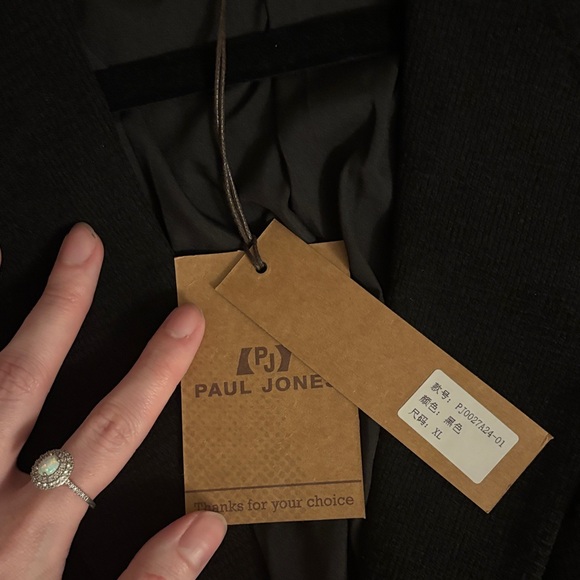 PJ Paul Jones Black Sport Coat - Classic Men's Blazer - Picture 2 of 4